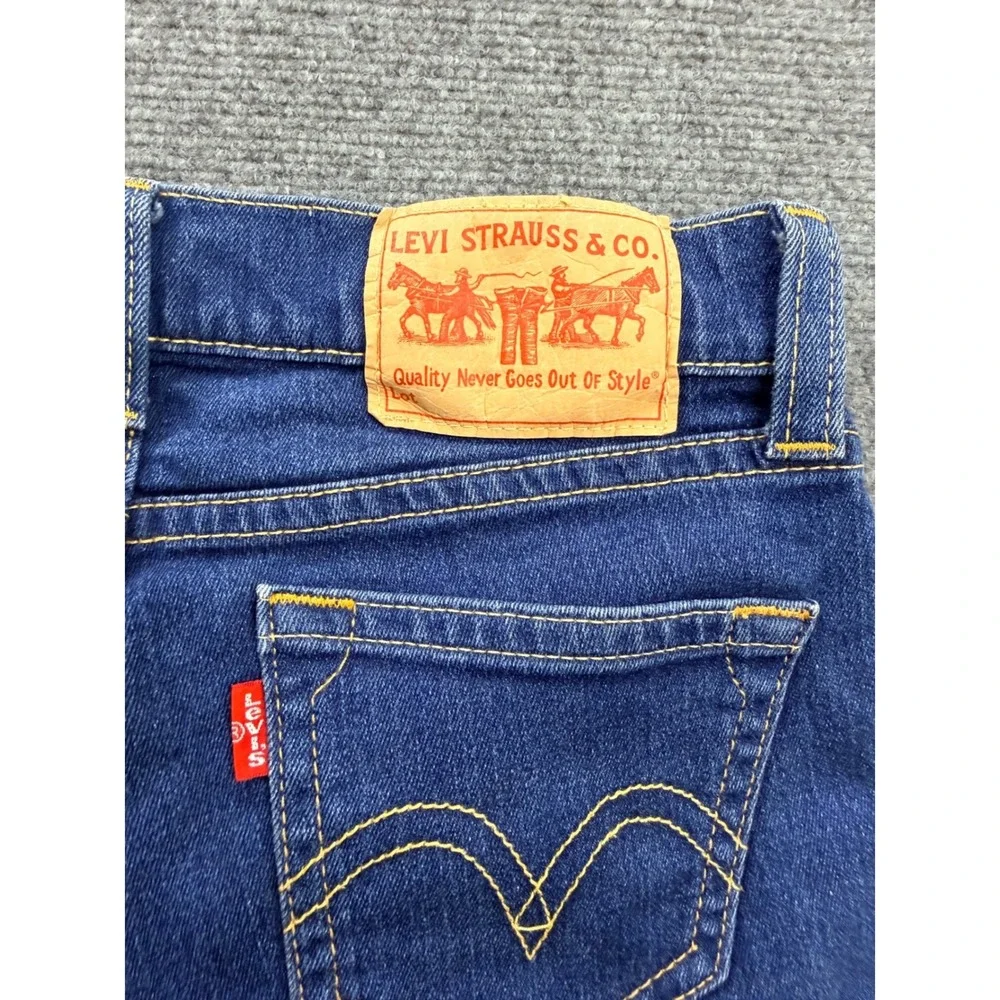 Levis Type 1 Iconic Slim Jeans Mens 26x28 Blue Denim Stretch Workwear Streetwear
